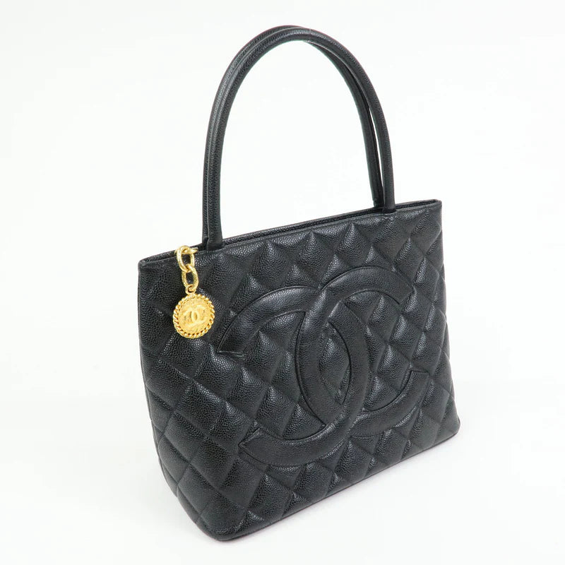Chanel Matelasse COCO Mark Medallion Caviarskin Tote Bag【Pre-order】