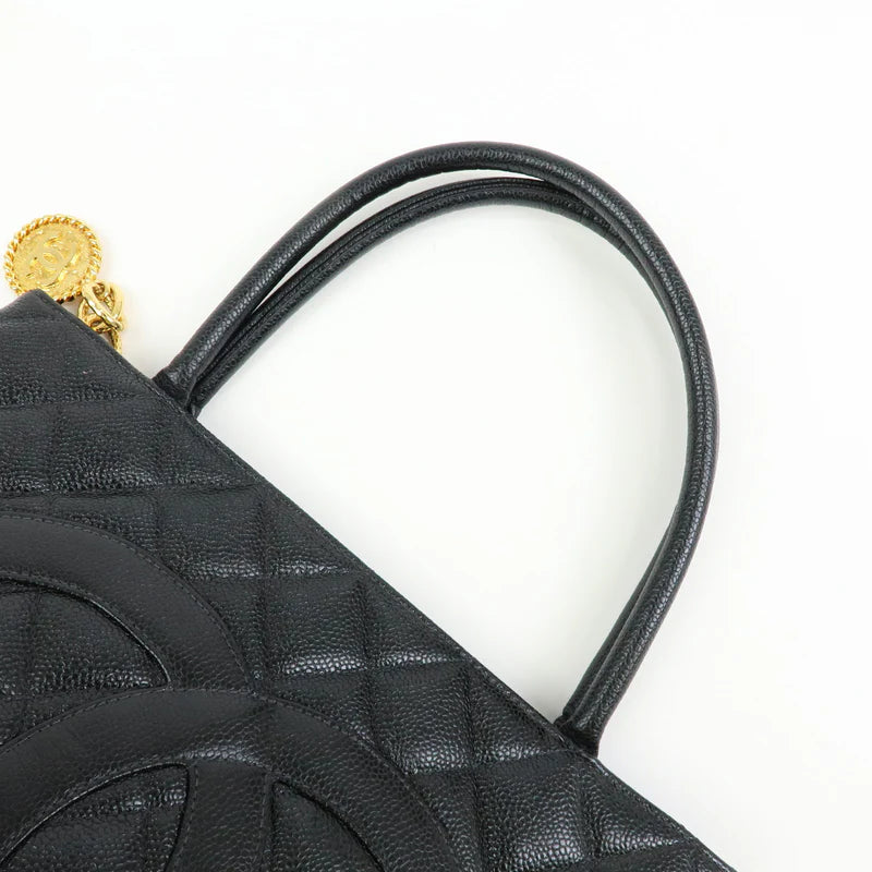 Chanel Matelasse COCO Mark Medallion Caviarskin Tote Bag【Pre-order】
