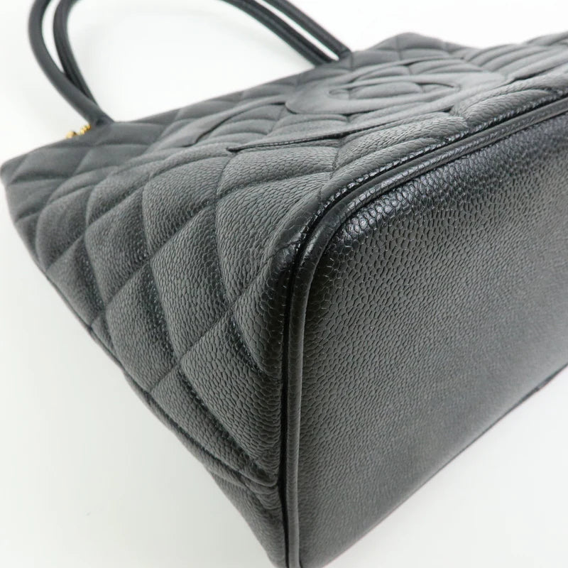 Chanel Matelasse COCO Mark Medallion Caviarskin Tote Bag【Pre-order】