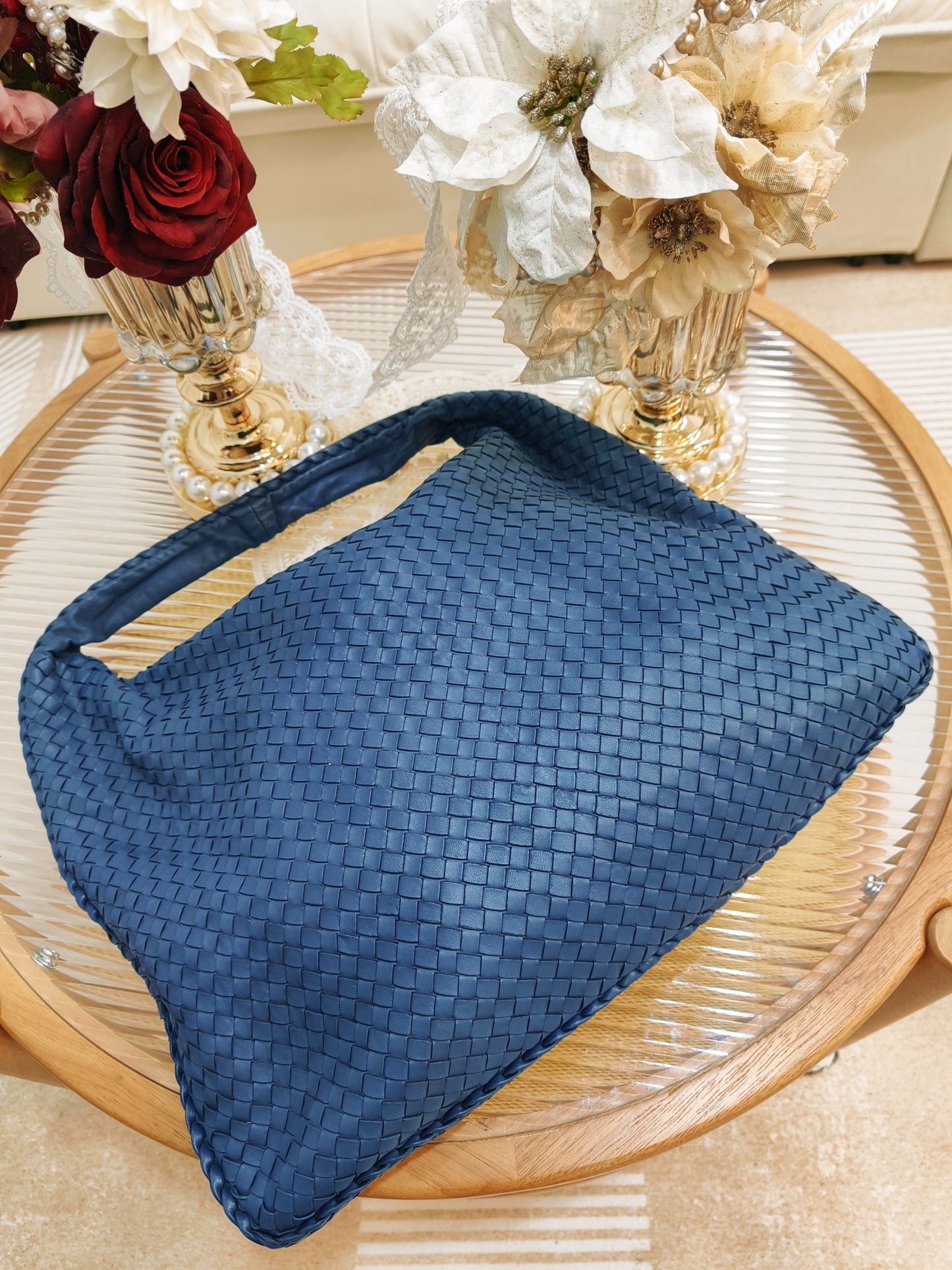 Bottega Veneta Bobo (Large) 藍色