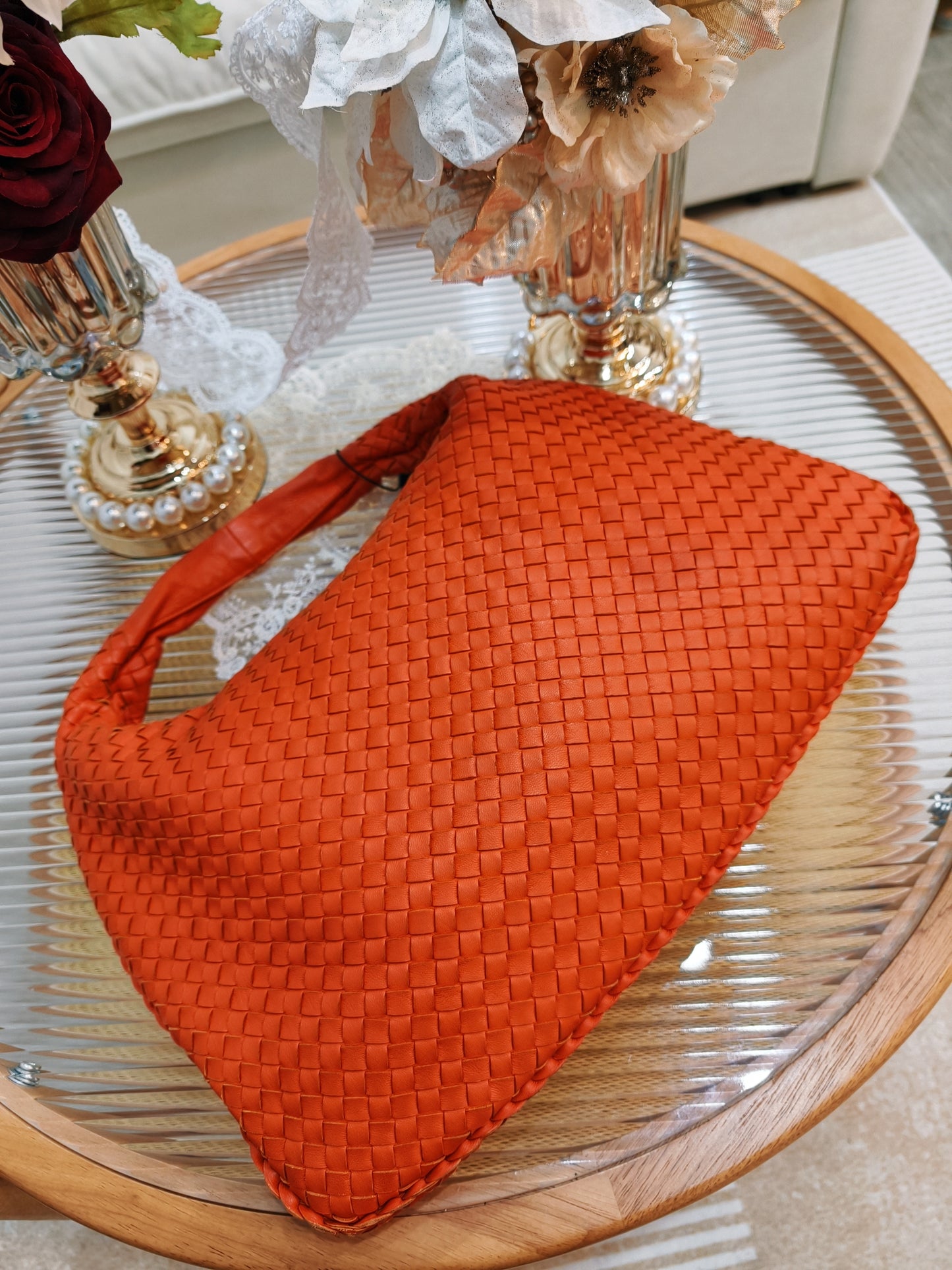 Bottega Veneta Hobo Bag 橙色