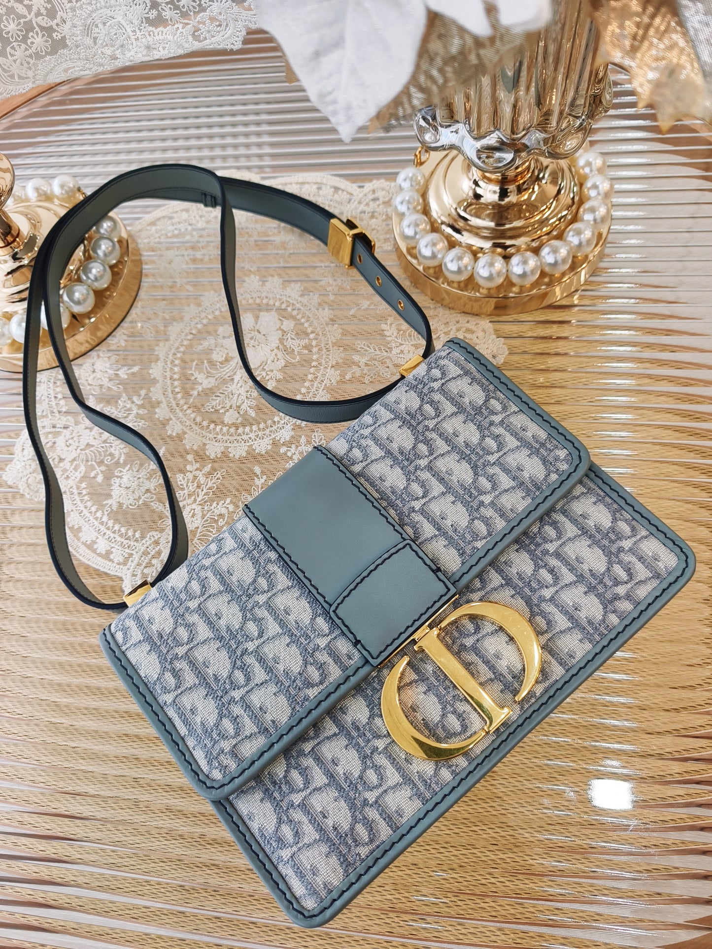 Christian Dior 30 Montaigne Oblique 緹花