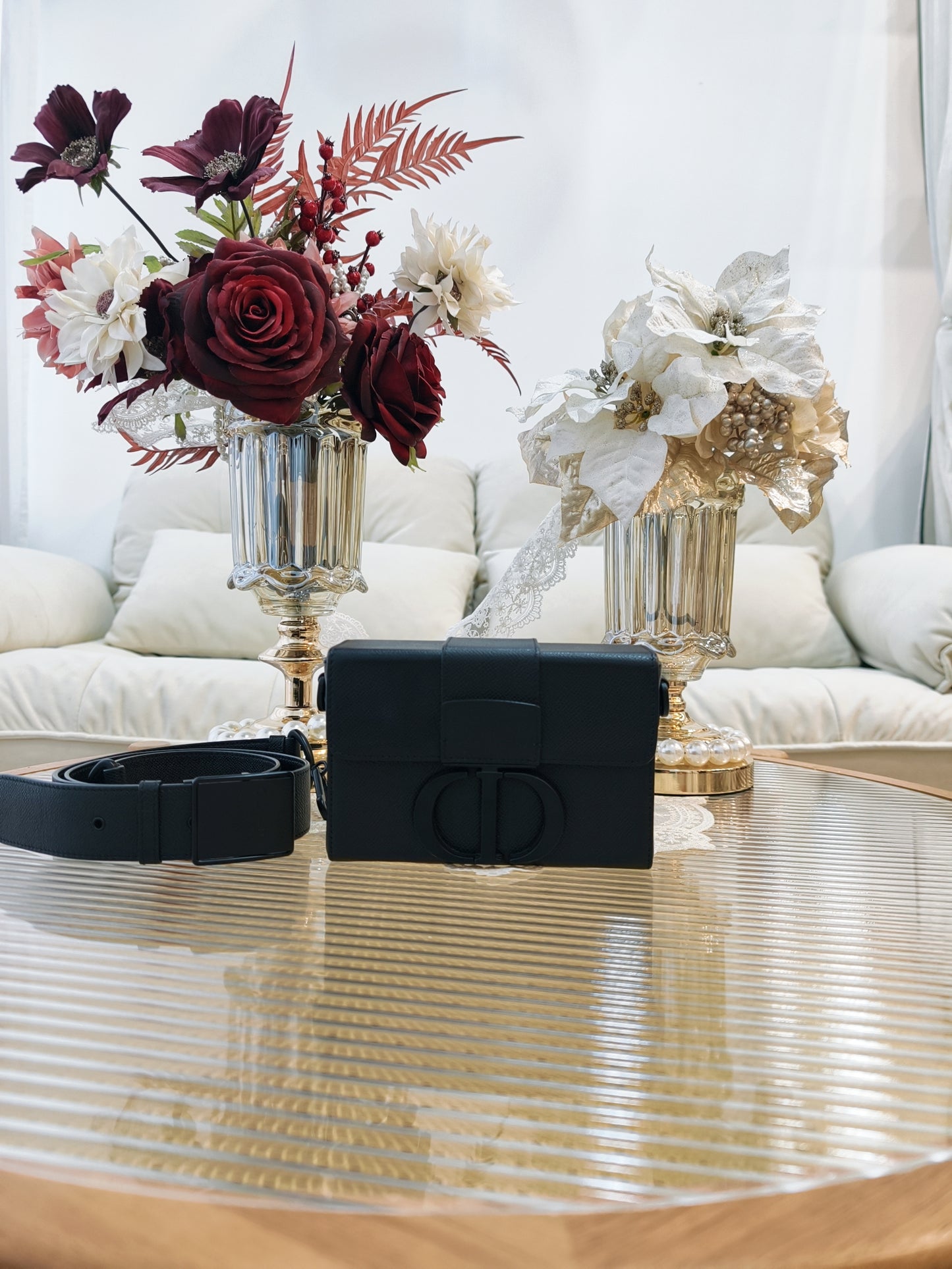 Christian Dior 30 Montaigne So Black Crossbody Bag