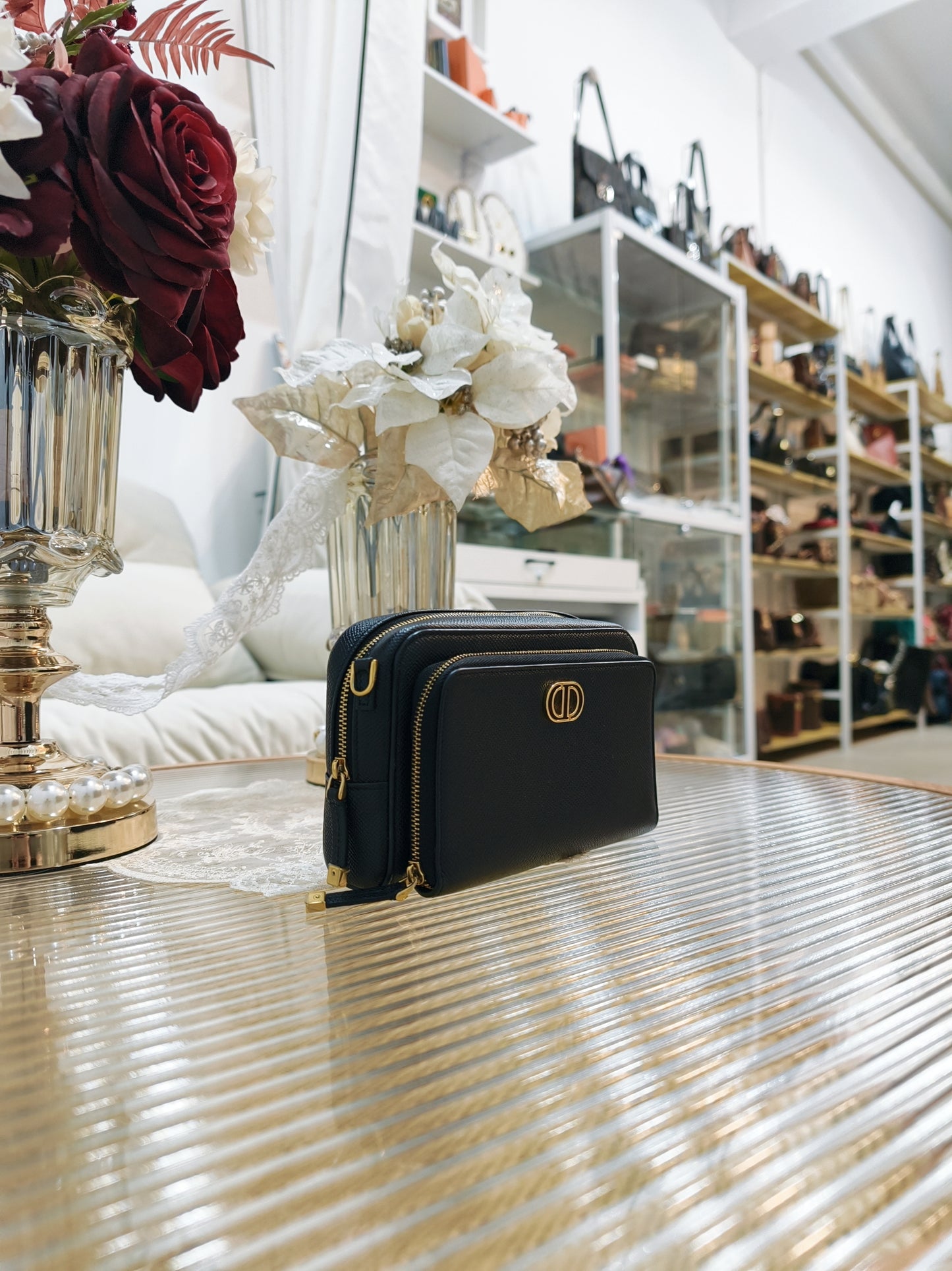 Christian Dior Leather Crossbody Bag