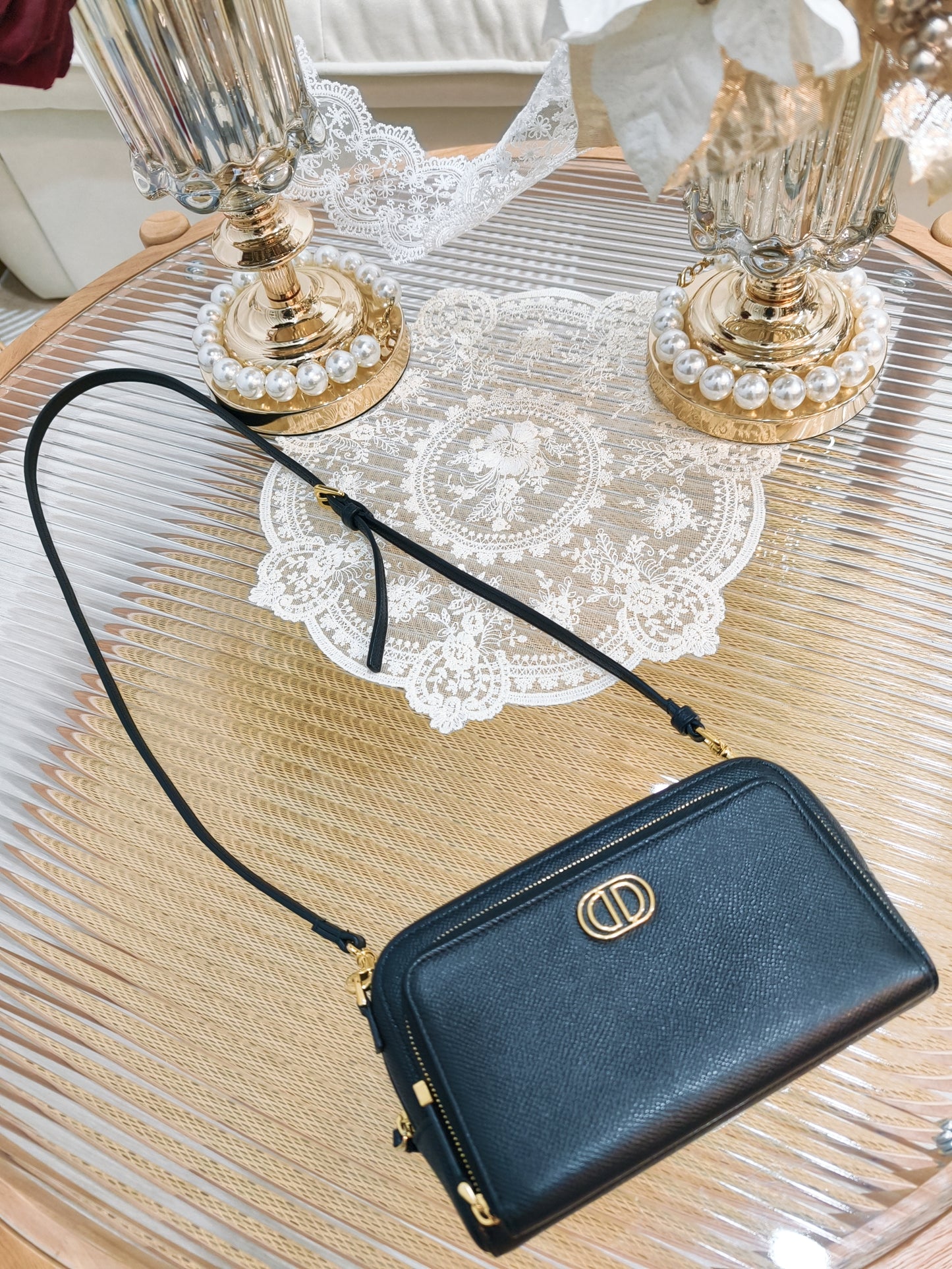 Christian Dior Leather Crossbody Bag