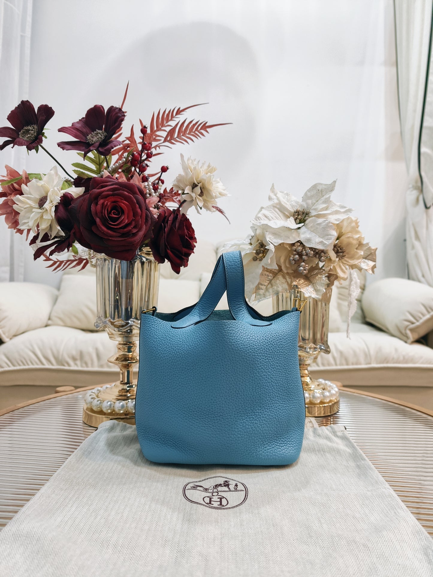 Hermes Picotin 18 北方藍