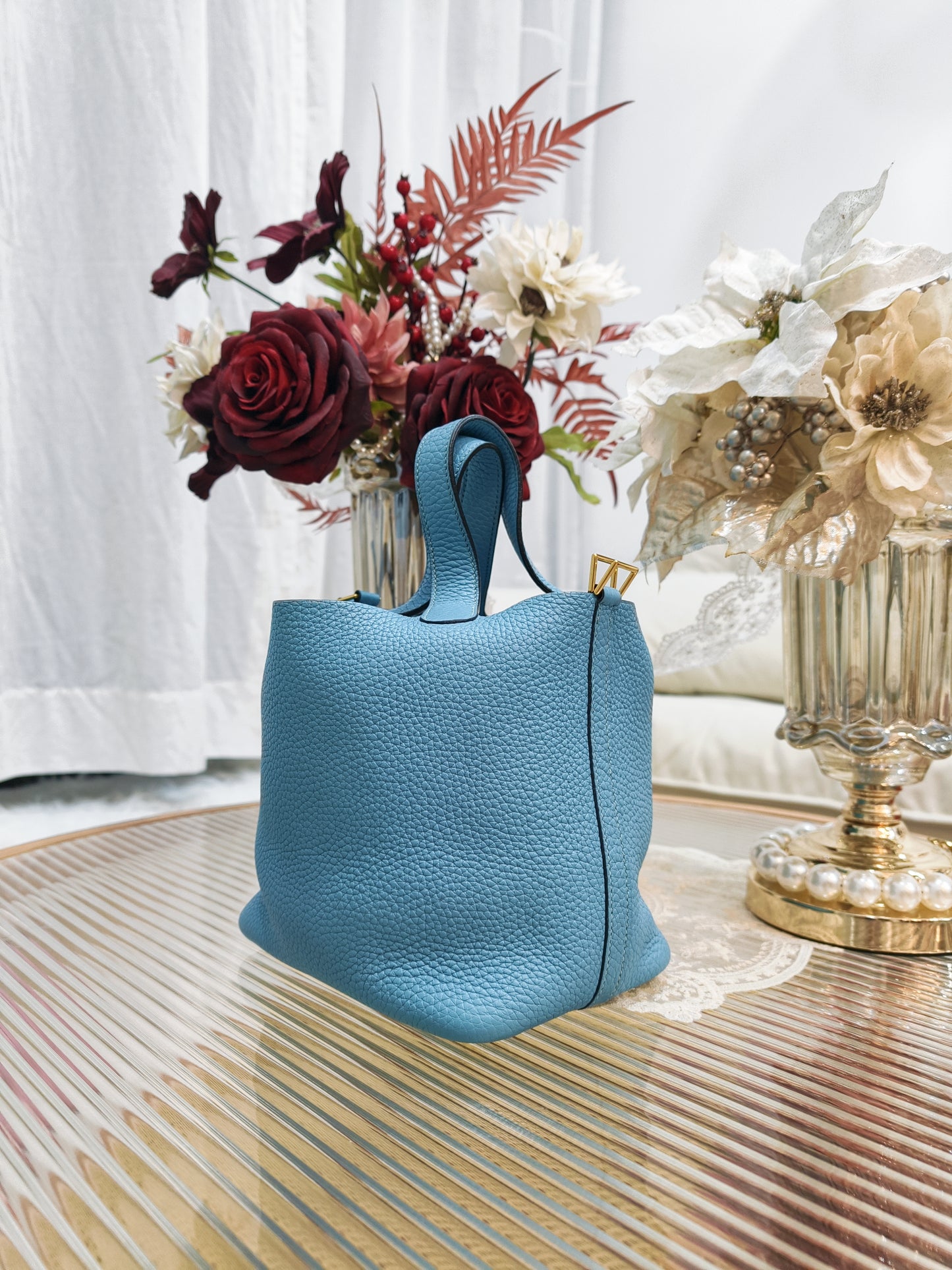 Hermes Picotin 18 北方藍