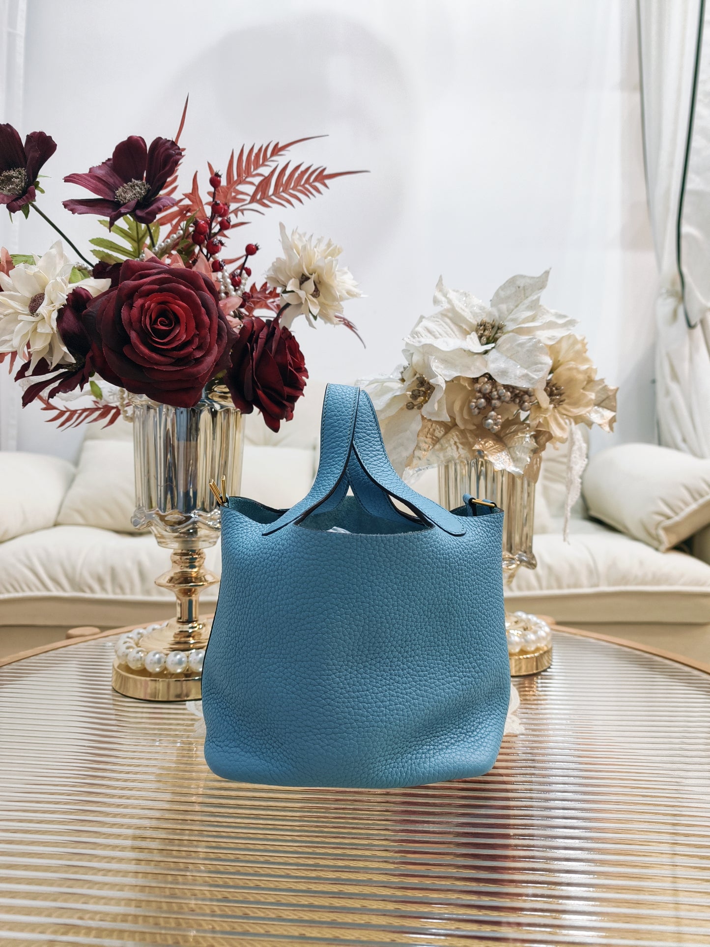Hermes Picotin 18 北方藍