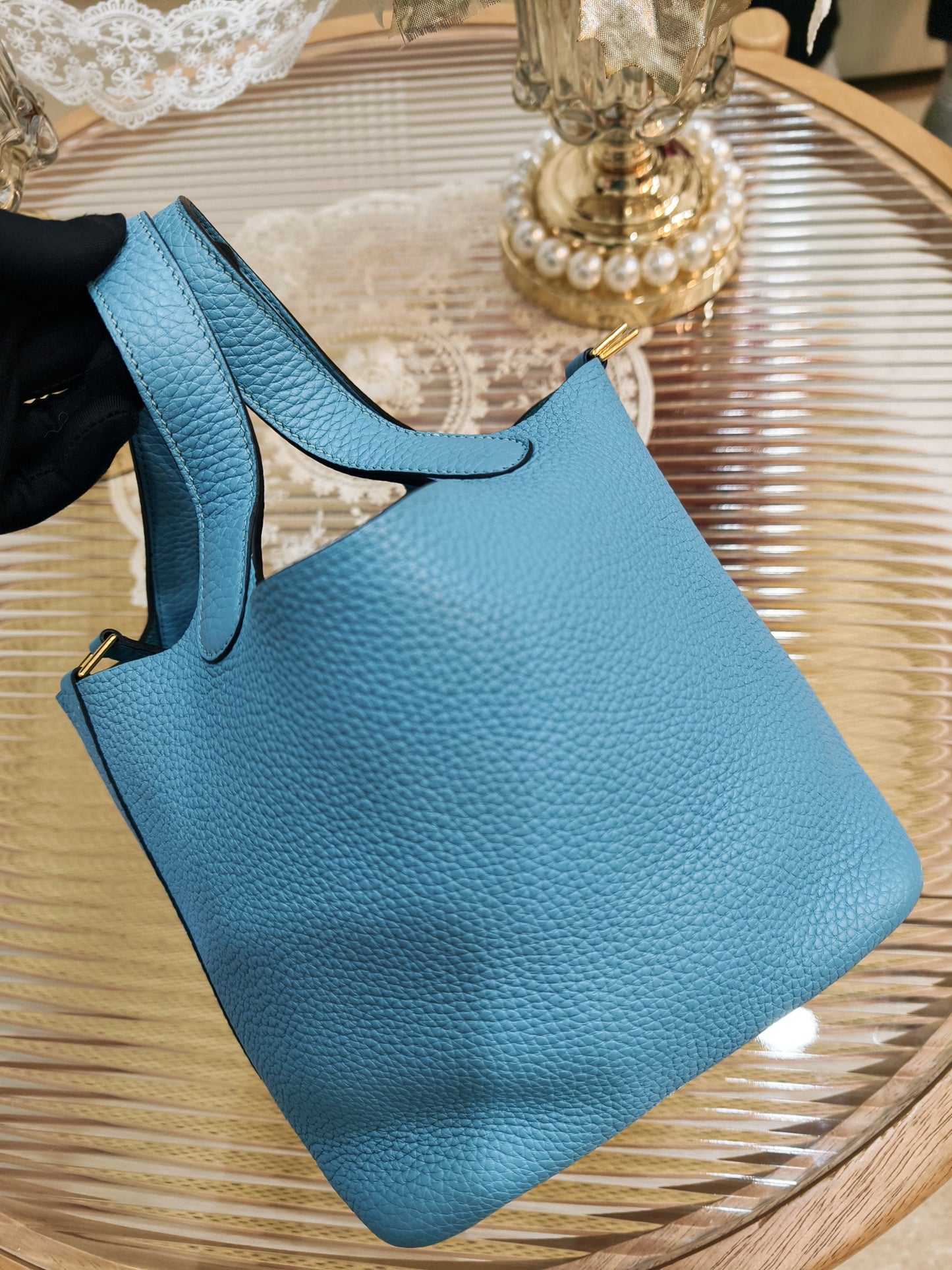 Hermes Picotin 18 北方藍