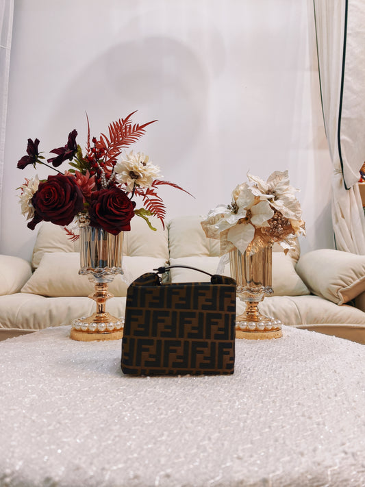 Fendi zucca 老花布質飯盒袋