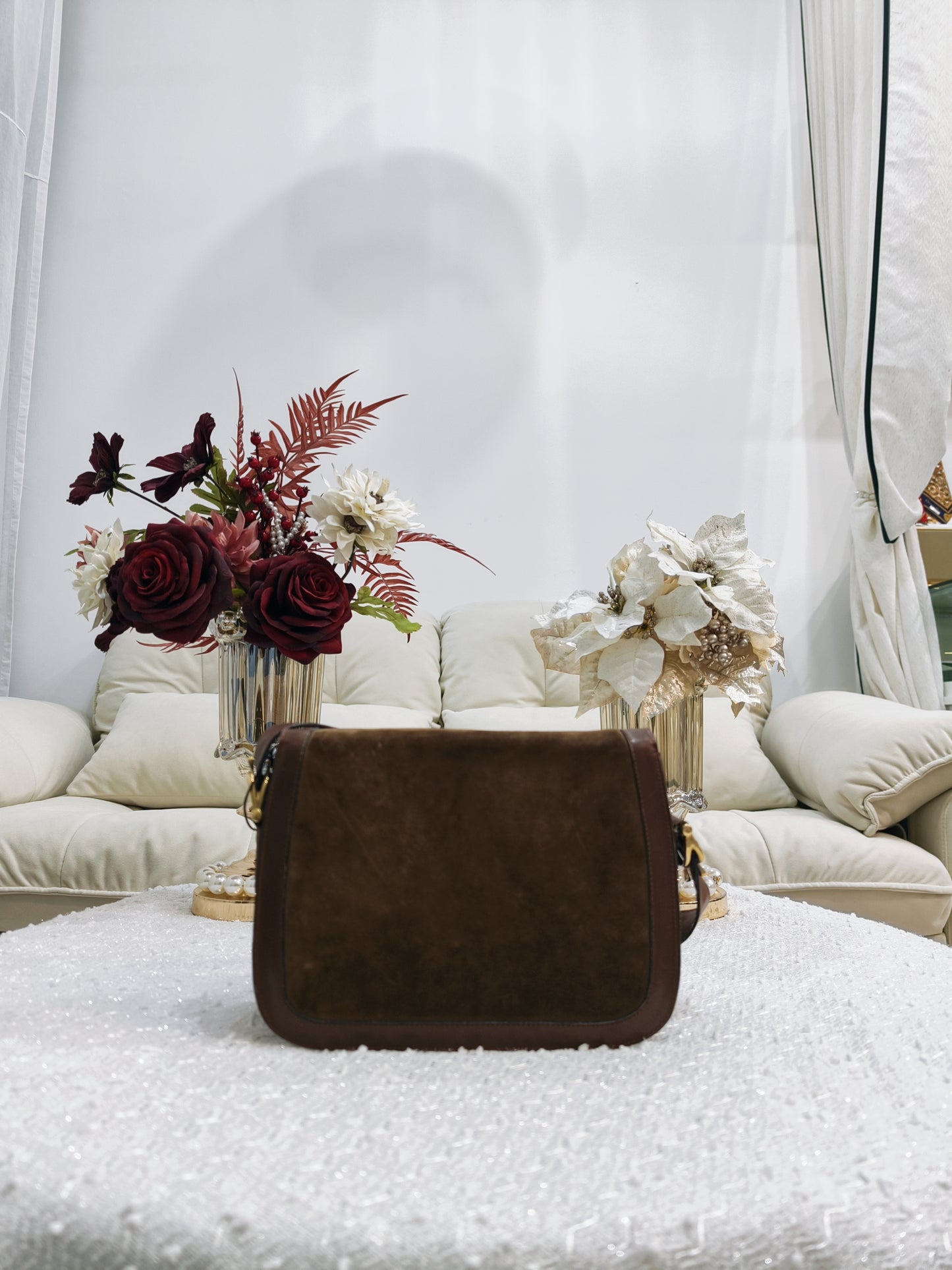 Celine 麂皮馬車 Suede Crossbody **絕版**