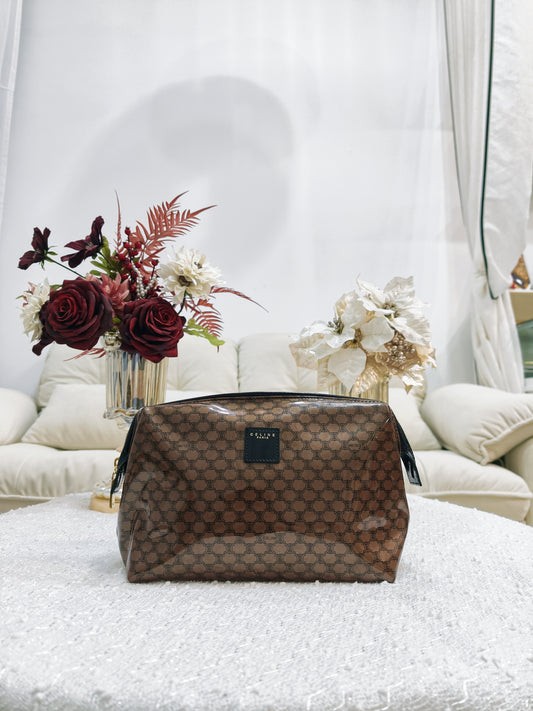 Celine PVC Macadam Pouch (Large)