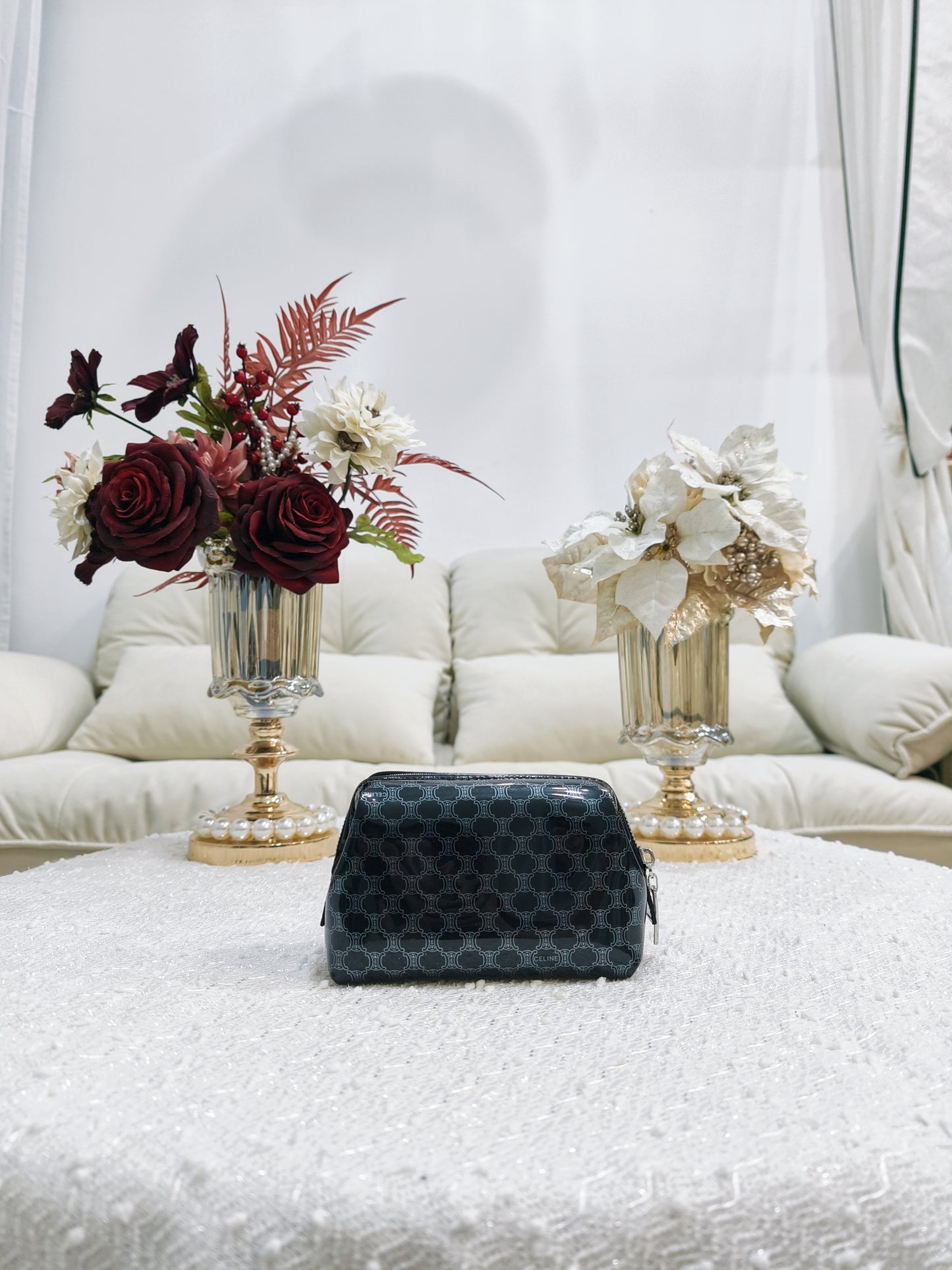 Celine PVC Macadam Pouch (Small)