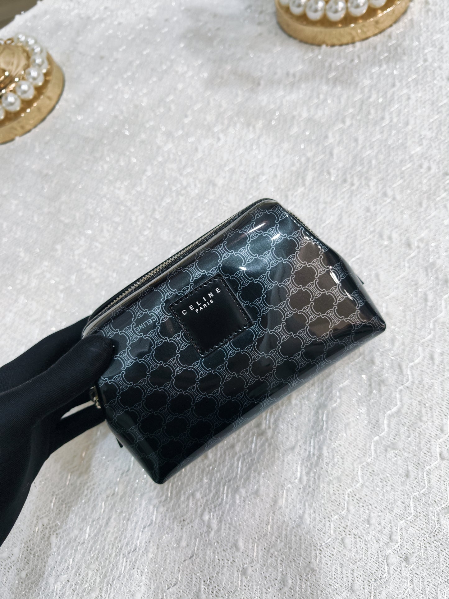 Celine PVC Macadam Pouch (Small)