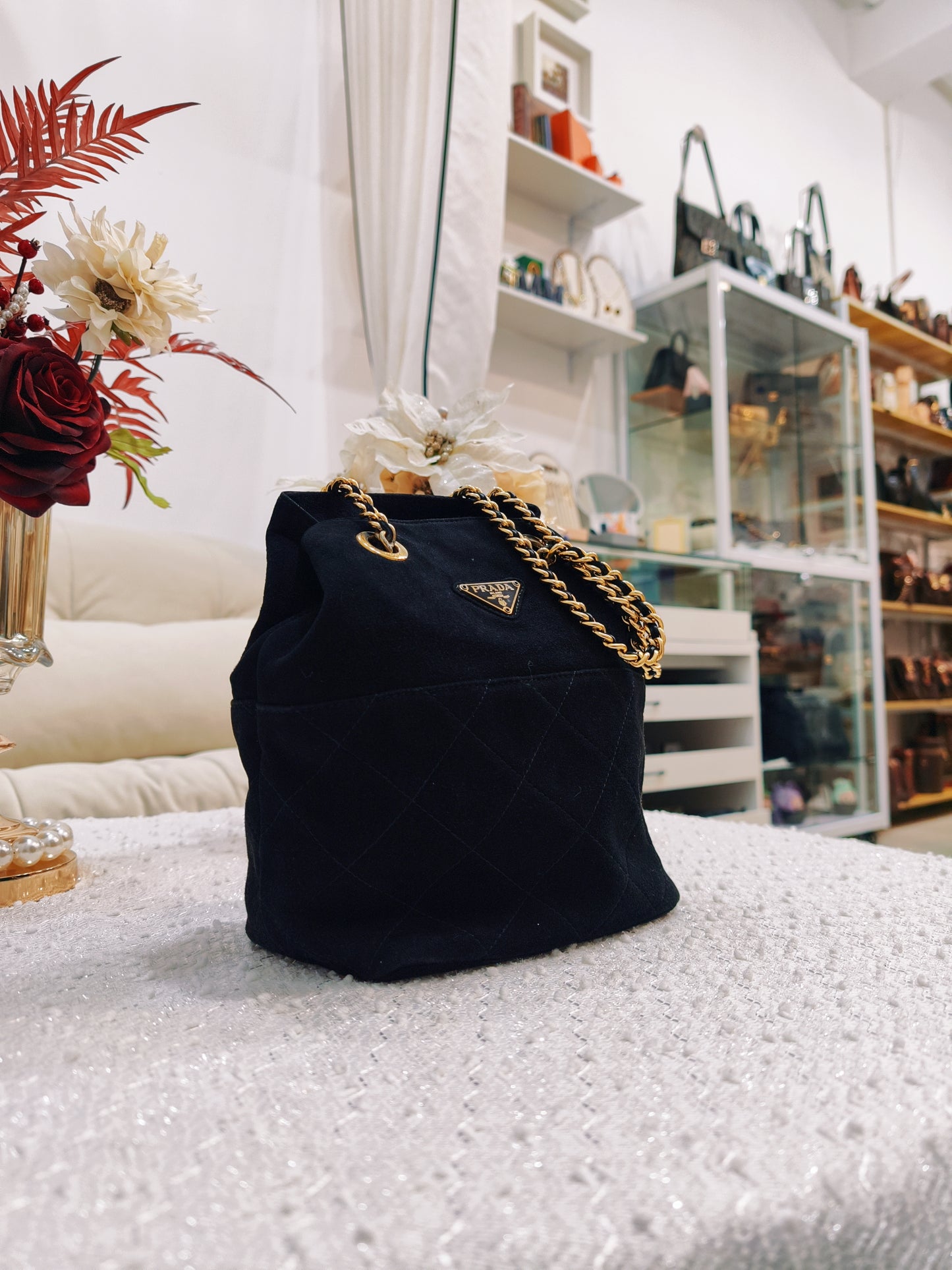 Prada 降落傘長鏈 Shoulder Bag