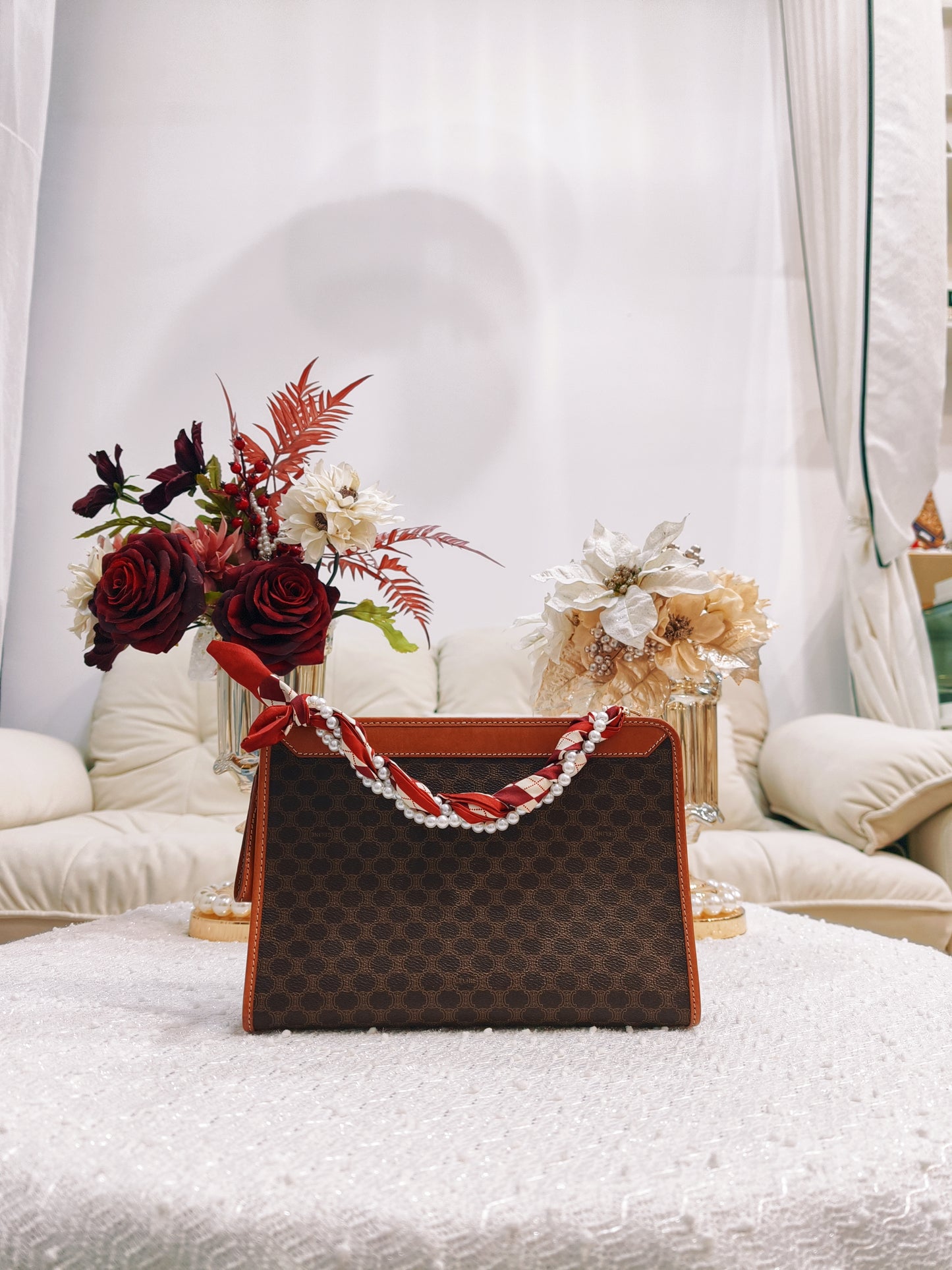 Celine Macadam Pouch 啡色