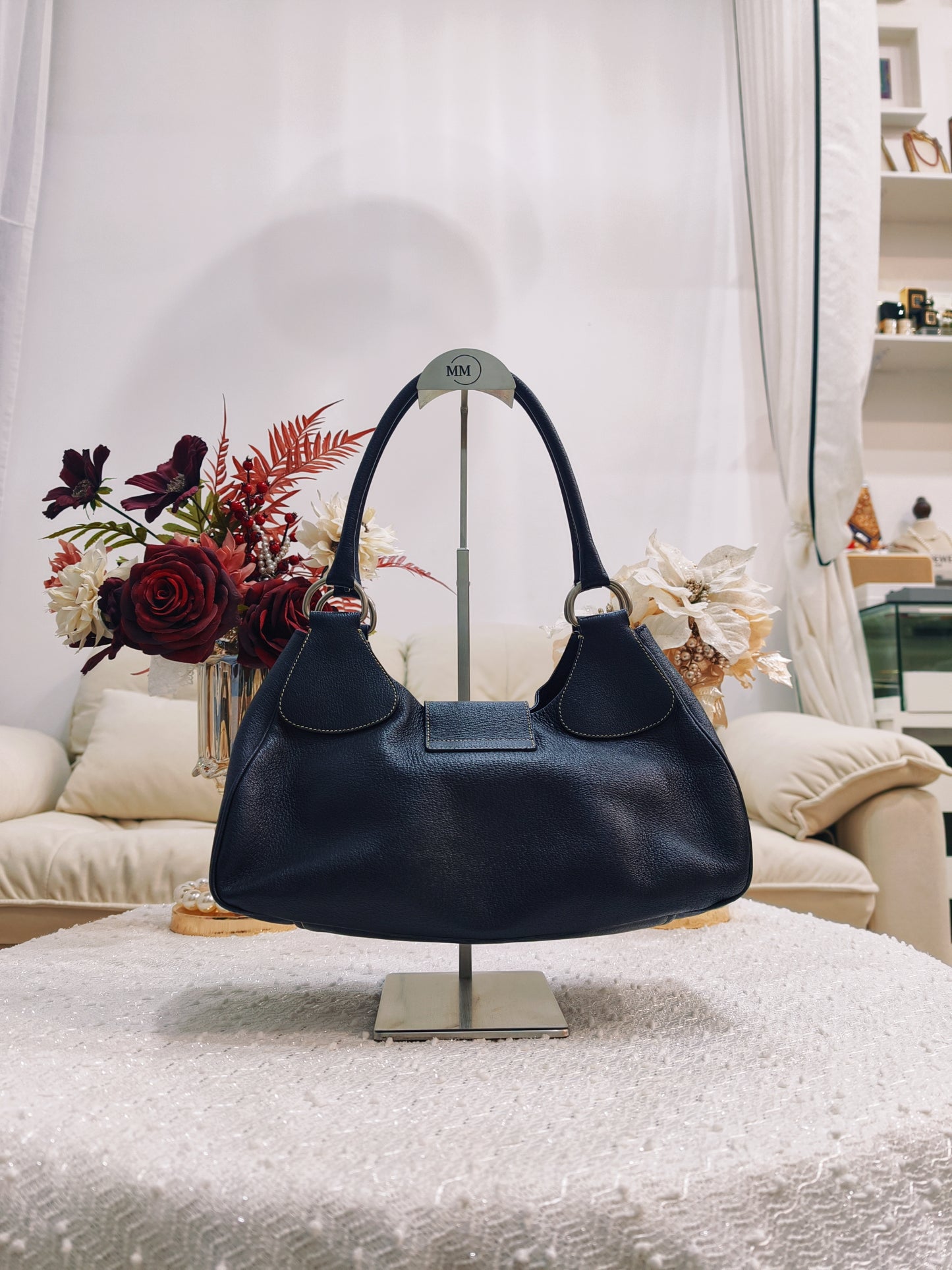 Prada Leather Shoulder Bag ( Black)