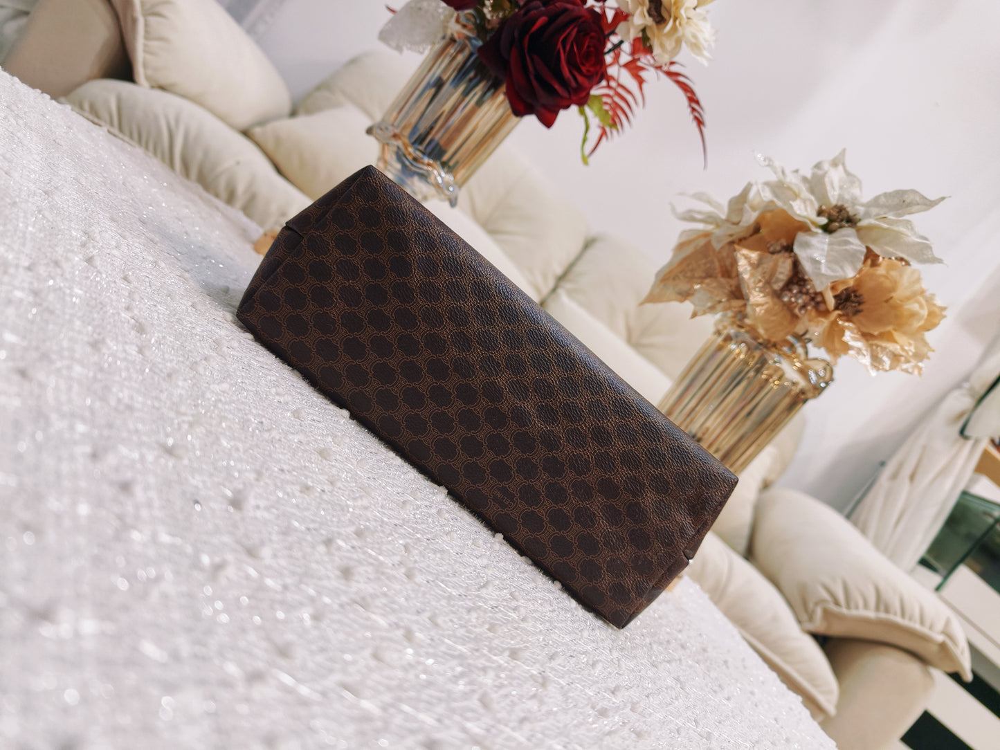 Celine Macadam Pouch 雲朵 (Large) Leather