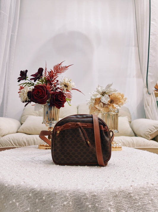 Celine Macadam Crossbody Bag (啡色)