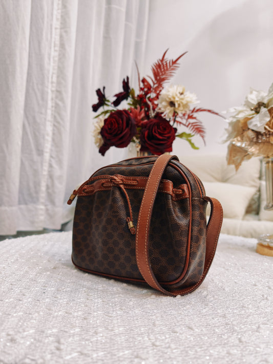 Celine Macadam Crossbody Bag (啡色)