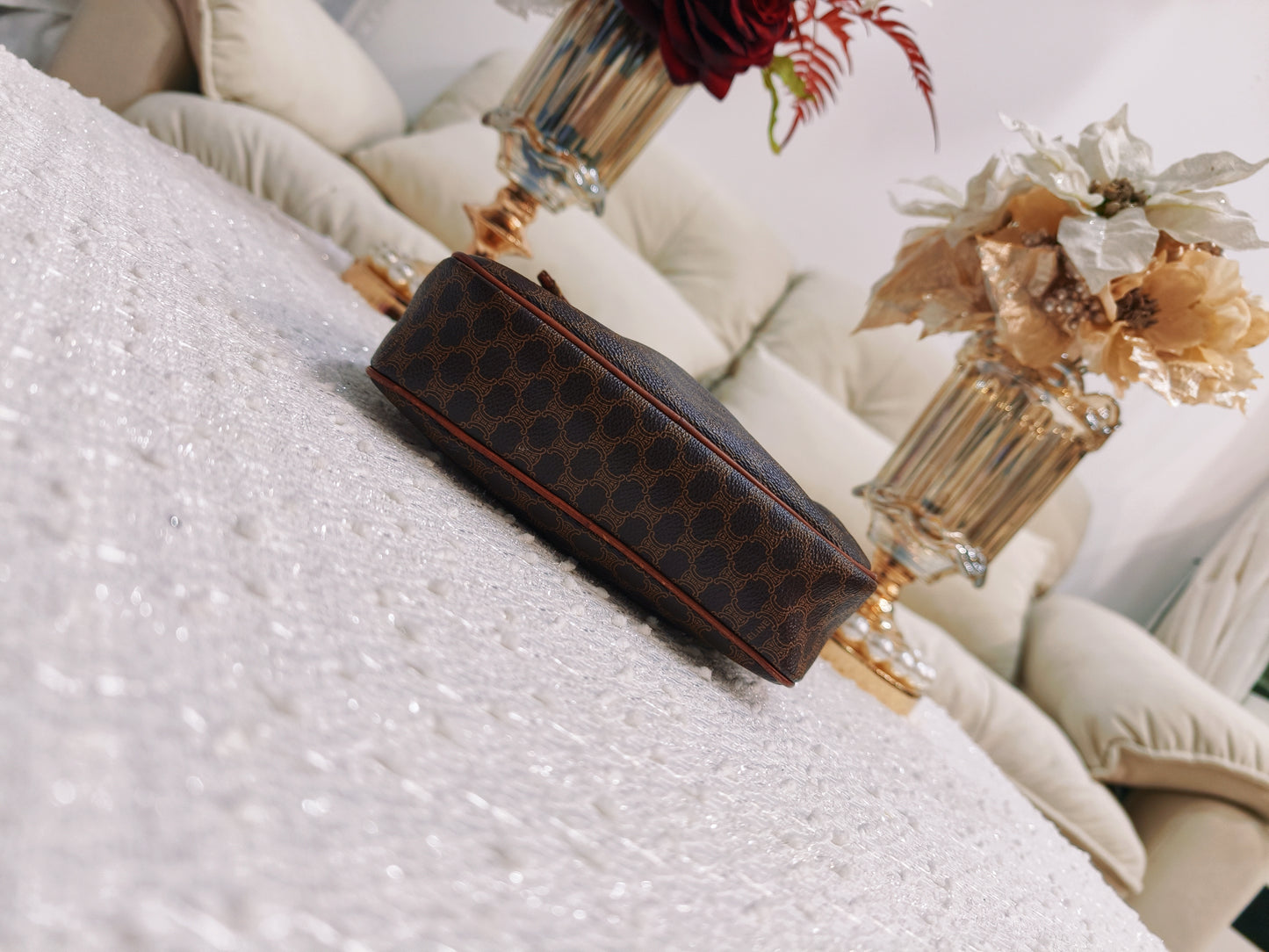 Celine Macadam Crossbody Bag (啡色)