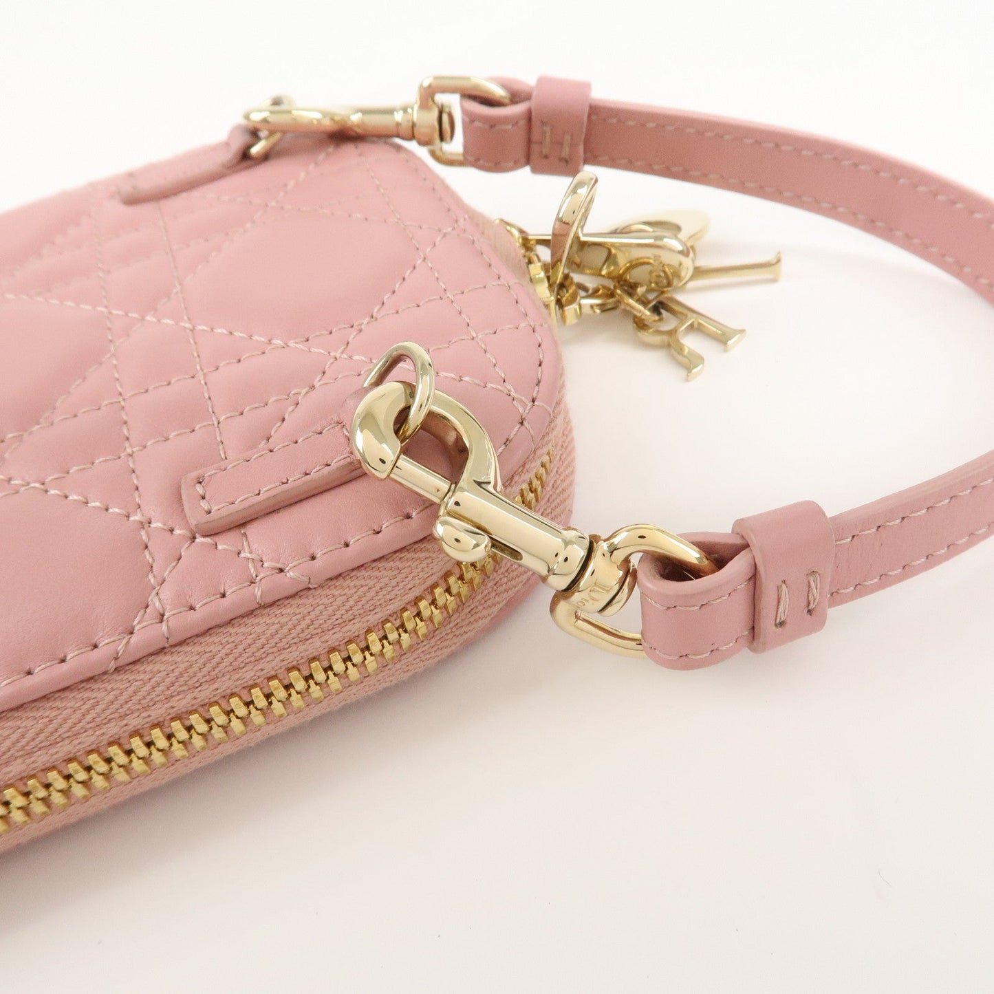 Christian Dior Cannage Leather Phone Holder Shoulder Bag【Pre-order】