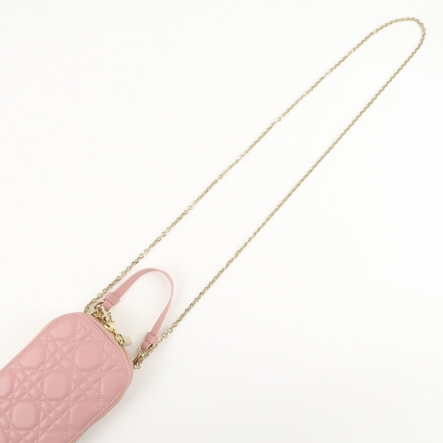 Christian Dior Cannage Leather Phone Holder Shoulder Bag【Pre-order】