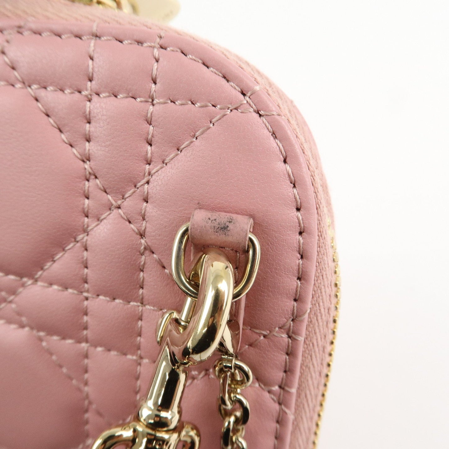 Christian Dior Cannage Leather Phone Holder Shoulder Bag【Pre-order】