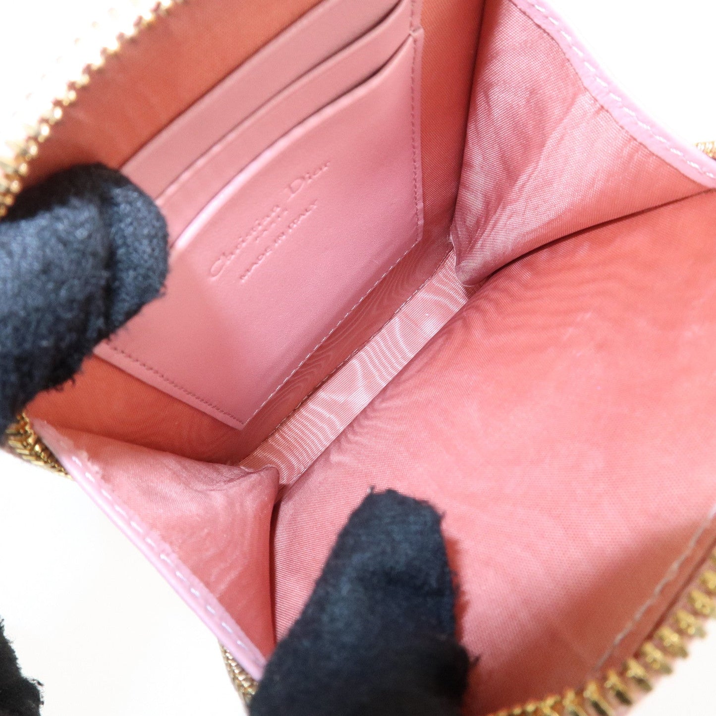 Christian Dior Cannage Leather Phone Holder Shoulder Bag【Pre-order】